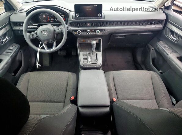 7FARS4H46SE001551 2025 HONDA CR-V Black Առջևի վահանակի տեսք