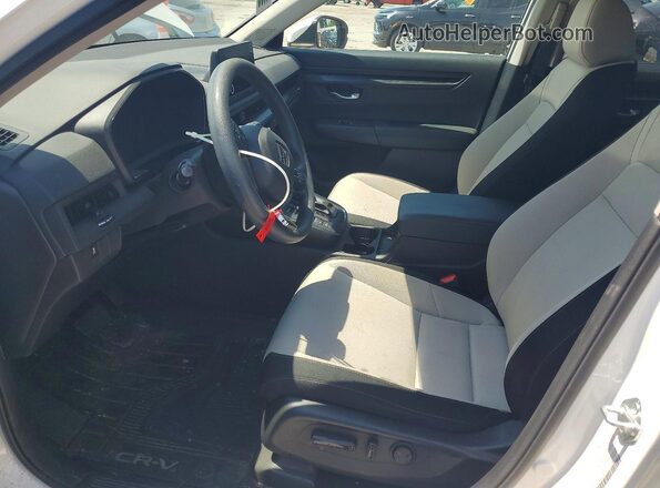 7FARS4H46SE008743 2025 HONDA CR-V White Widok wnętrza z przodu