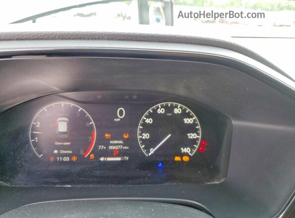7FARS4H48TE001049 2026 HONDA CR-V Black Вид щитка приладів