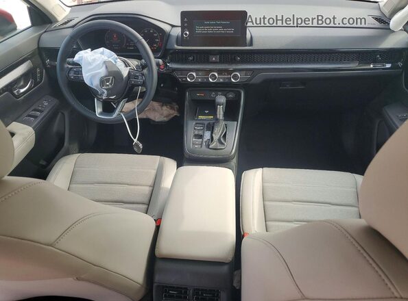 7FARS4H71SE014783 2025 HONDA CR-V Темно-бордовый Вид панели приборов