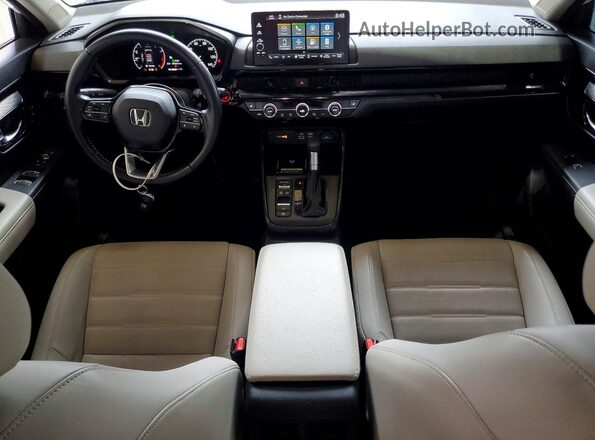 7FARS4H71SE016551 2025 HONDA CR-V White Առջևի վահանակի տեսք