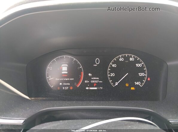 7FARS4H74RE011340 2024 HONDA CR-V Gray უკანა სავარძლების ხედი