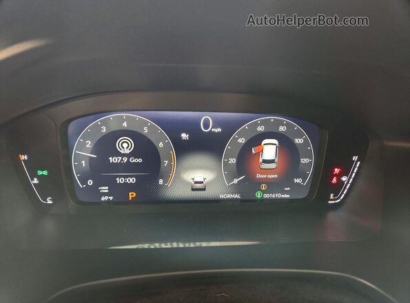 7FARS4H76TE008348 2026 HONDA CR-V Charcoal Widok zestawu wskaźników
