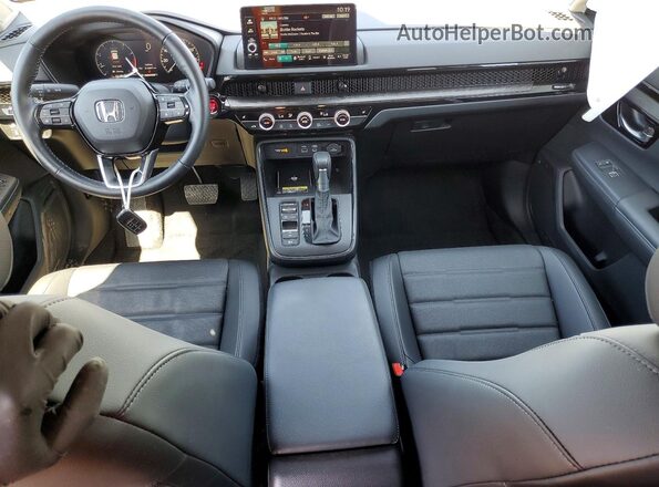 7FARS4H78SE018376 2025 HONDA CR-V Turquoise Dashboard view