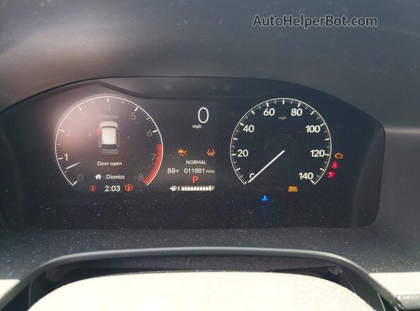 7FARS4H79SE003983 2025 HONDA CR-V Blue Սարքավորումների վահանակի տեսք