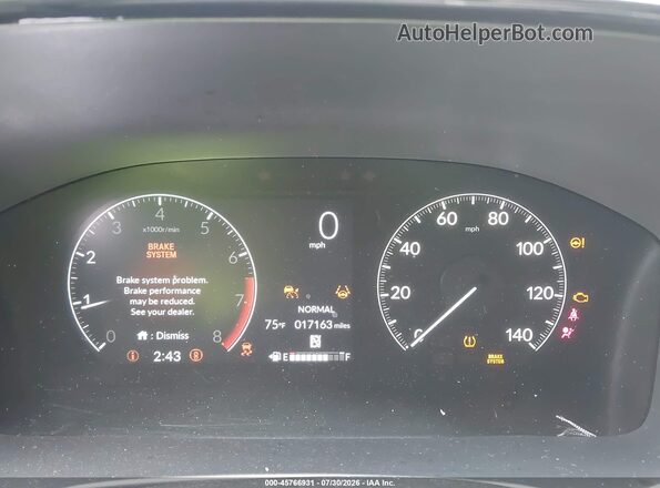 7FARS4H79SE019830 2025 HONDA CR-V Gray Widok tylnych siedzeń
