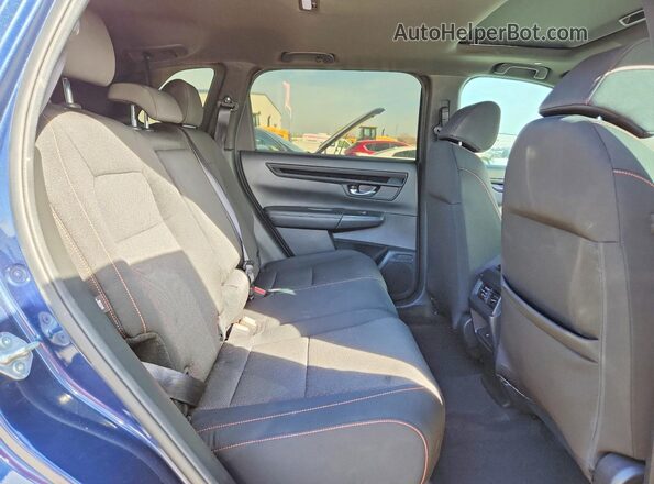 7FARS5H52PE000712 2023 HONDA CR-V Blue Widok wnętrza z tyłu