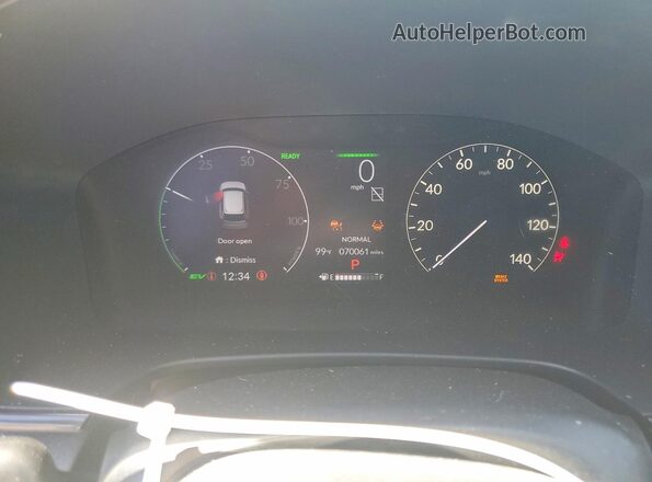 7FARS5H52RE010448 2024 HONDA CR-V Gray Instrument cluster view