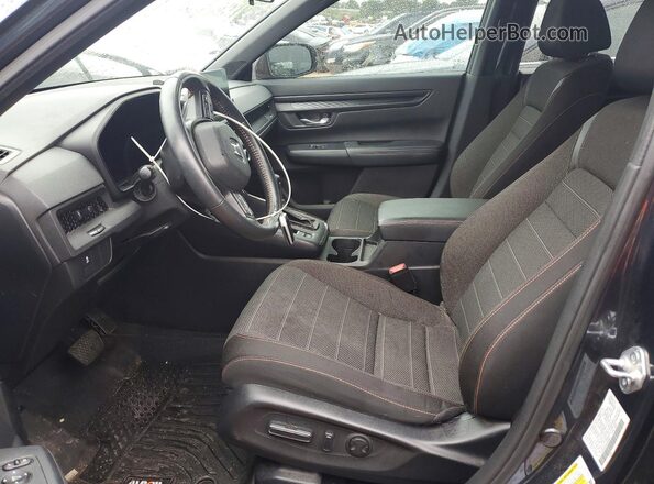 7FARS5H55PE000901 2023 HONDA CR-V Black წინა სალონის ხედი