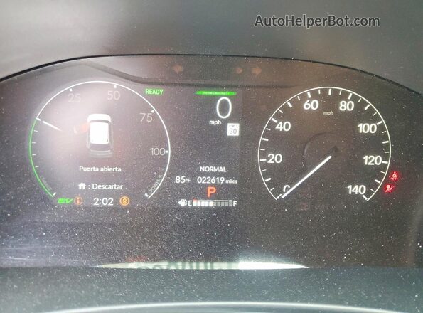 7FARS5H55TE014694 2026 HONDA CR-V Silver ხელსაწყოთა პანელის ხედი