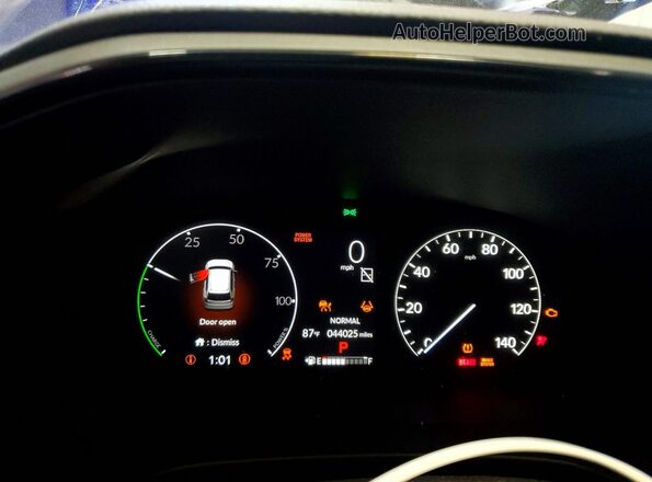 7FARS5H56PE011213 2023 HONDA CR-V Blue Instrument cluster view
