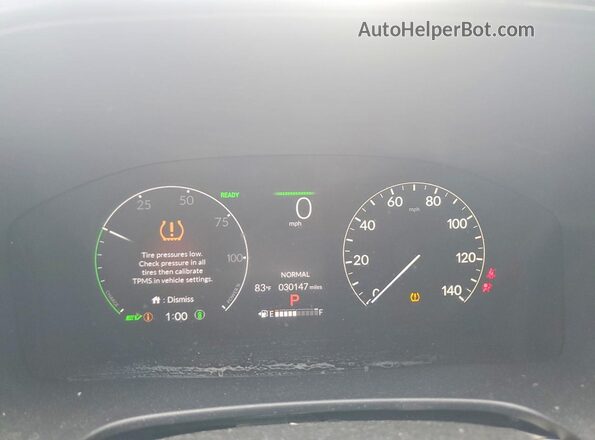 7FARS5H59TE005674 2026 HONDA CR-V Charcoal ხელსაწყოთა პანელის ხედი