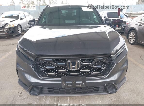 7FARS5H5XRE006258 2024 HONDA CR-V Gray Вид щитка приладів