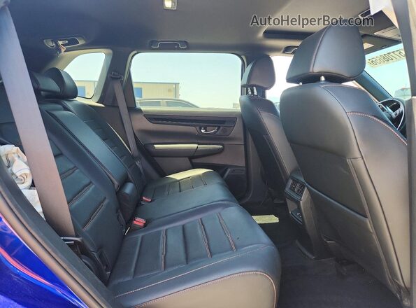 7FARS5H85RE022636 2024 HONDA CR-V Blue Rear interior view