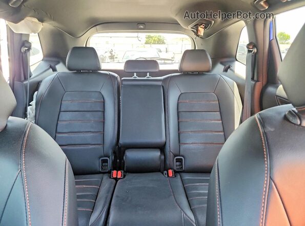 7FARS5H85RE022636 2024 HONDA CR-V Blue Rear seats view