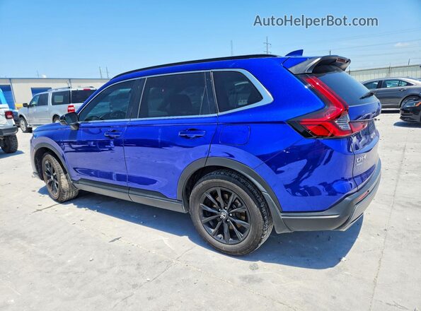 7FARS5H85RE022636 2024 HONDA CR-V Blue Rear left