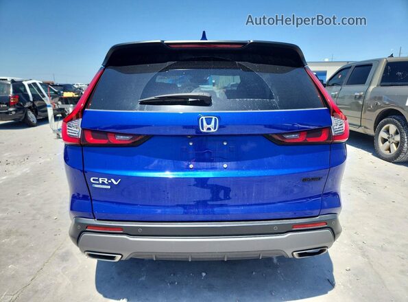 7FARS5H85RE022636 2024 HONDA CR-V Blue Rear view