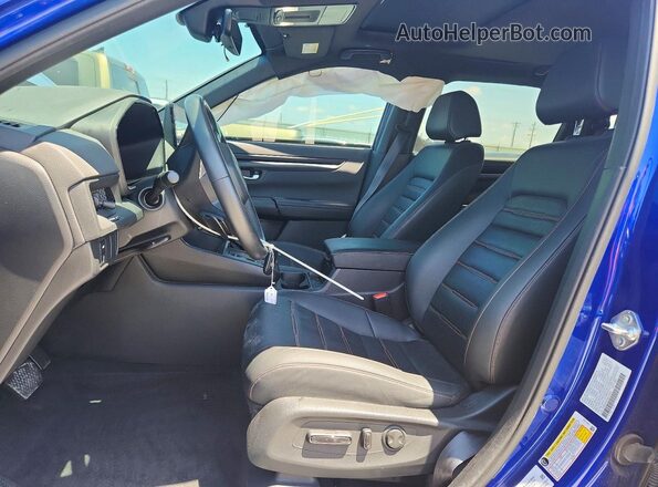 7FARS5H85RE022636 2024 HONDA CR-V Blue Front interior view