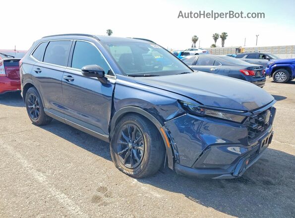 7FARS5H86SE017323 2025 HONDA CR-V Синий Передняя правая четверть