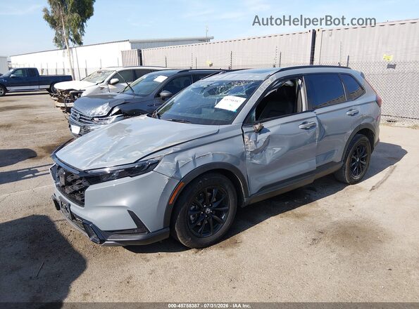 7FARS5H86TE000474 2026 HONDA CR-V Gray Առջևի ձախ երեք քառորդ տեսարան