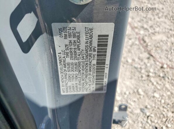 7FARS5H87SE029738 2025 HONDA CR-V Gray Vista del compartimento del motor