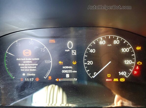 7FARS5H87SE029738 2025 HONDA CR-V Gray Vista del cuadro de instrumentos