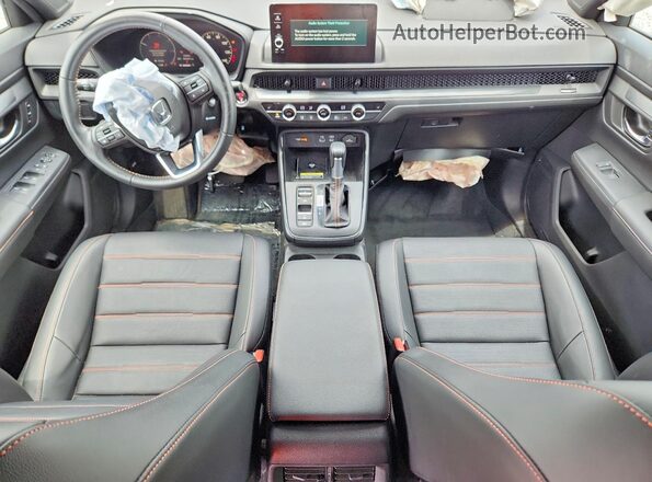 7FARS5H88SE002712 2025 HONDA CR-V Blue Dashboard view