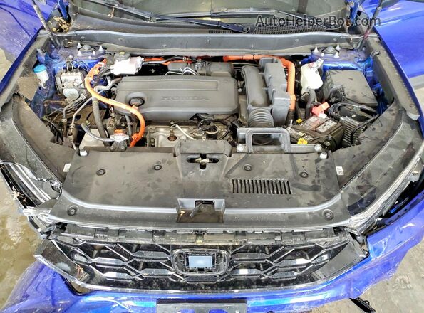 7FARS5H88SE029778 2025 HONDA CR-V Blue Vista del compartimento del motor