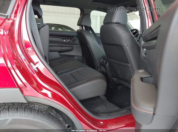 7FARS5H8XTE014734 2026 HONDA CR-V Red Vista de la etiqueta del VIN