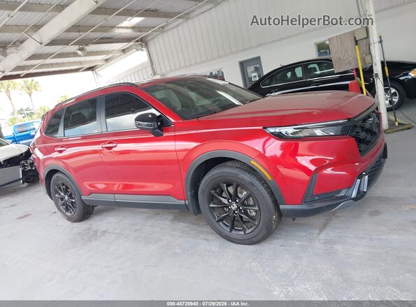 7FARS5H8XTE014734 2026 HONDA CR-V Red Vista interior trasera