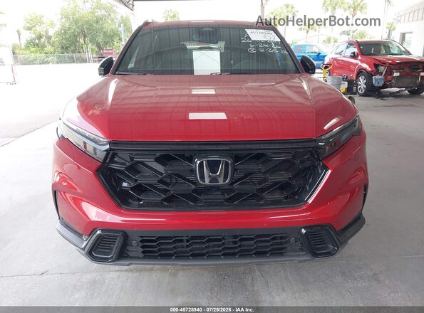 7FARS5H8XTE014734 2026 HONDA CR-V Red Vista del cuadro de instrumentos