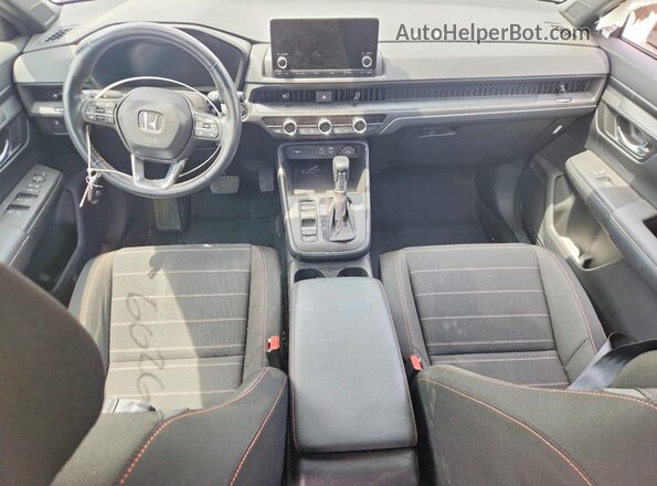 7FARS6H50PE031866 2023 HONDA CR-V White Вид панелі приладів