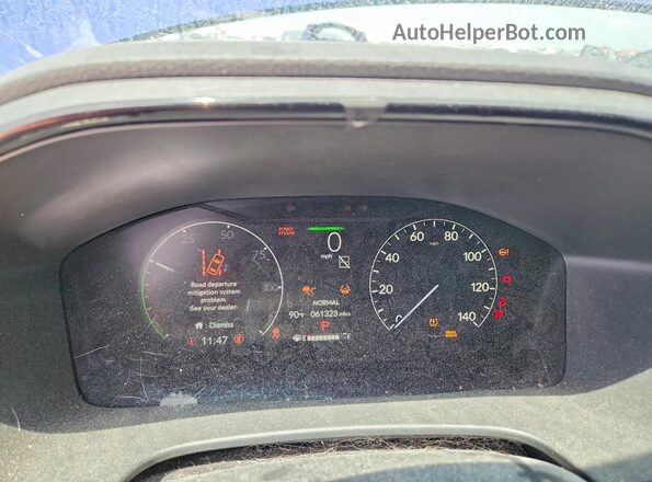7FARS6H50PE041779 2023 HONDA CR-V Blue ხელსაწყოთა პანელის ხედი