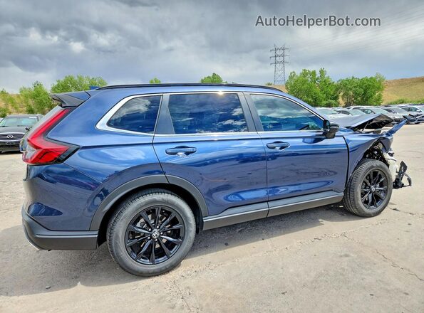 7FARS6H50RE012804 2024 HONDA CR-V Синий Задняя правая четверть