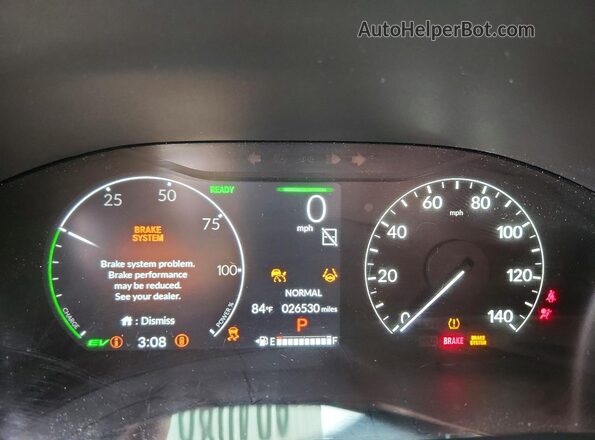 7FARS6H50RE012804 2024 HONDA CR-V Синий Вид щитка приборов
