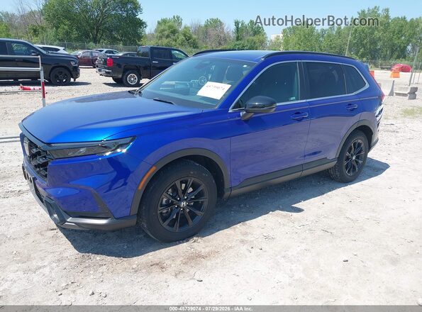 7FARS6H50RE081105 2024 HONDA CR-V Blue Передня ліва чверть