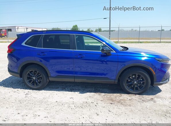 7FARS6H50RE081105 2024 HONDA CR-V Blue Вид задньої частини салону