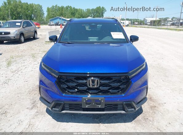 7FARS6H50RE081105 2024 HONDA CR-V Blue Вид щитка приладів