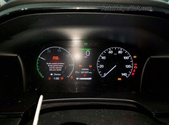 7FARS6H50SE104971 2025 HONDA CR-V Синий Вид щитка приборов