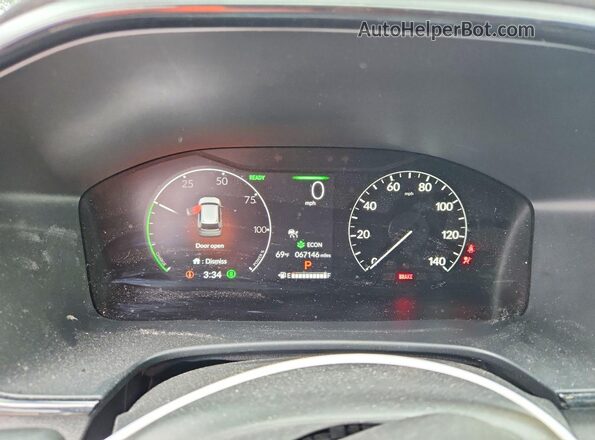 7FARS6H53PE031036 2023 HONDA CR-V White Vista del cuadro de instrumentos
