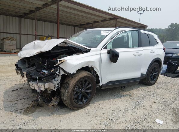 7FARS6H53PE033160 2023 HONDA CR-V White წინა მარცხენა ხედი სამი მეოთხედიდან