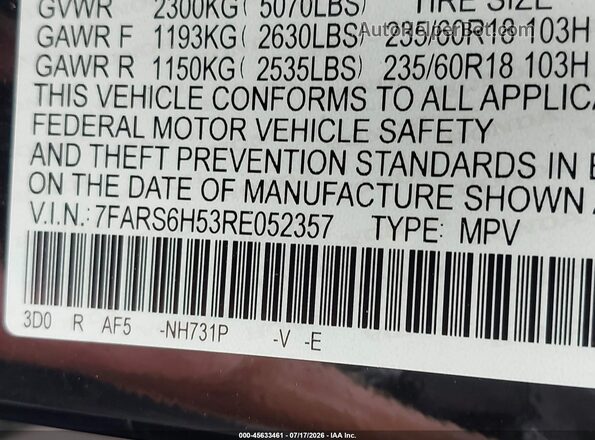 7FARS6H53RE052357 2024 HONDA CR-V Black Widok komory silnika
