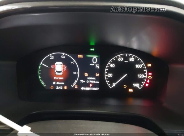 7FARS6H53SE014990 2025 HONDA CR-V White უკანა სავარძლების ხედი