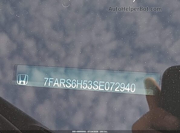 7FARS6H53SE072940 2025 HONDA CR-V White Engine compartment view