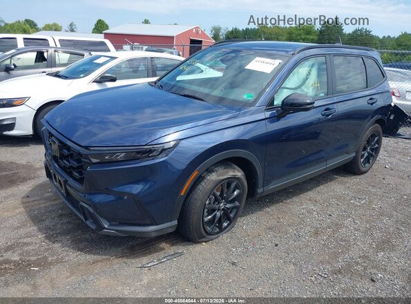 7FARS6H53TE071319 2026 HONDA CR-V Blue Առջևի ձախ երեք քառորդ տեսարան