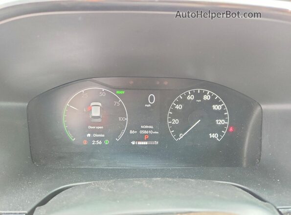 7FARS6H55PE019454 2023 HONDA CR-V Black Widok zestawu wskaźników