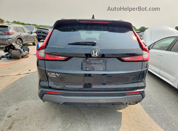 7FARS6H55PE019454 2023 HONDA CR-V Black Widok z tyłu