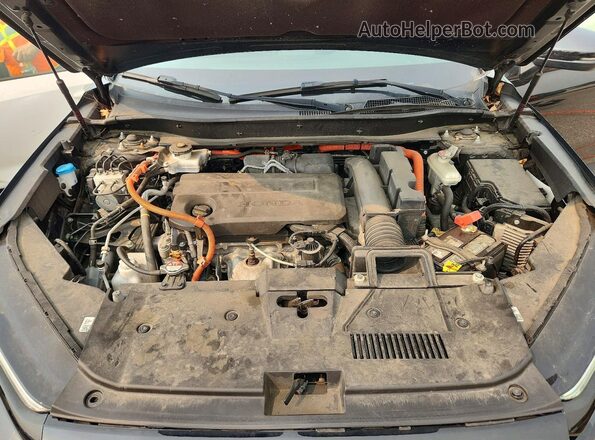 7FARS6H55PE019454 2023 HONDA CR-V Black Widok komory silnika