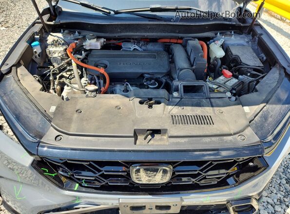 7FARS6H55PE034701 2023 HONDA CR-V Gray Vista del compartimento del motor