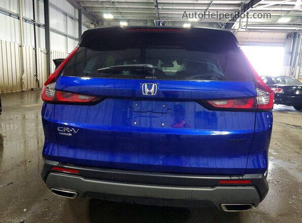 7FARS6H55SE057940 2025 HONDA CR-V Blue Widok z tyłu